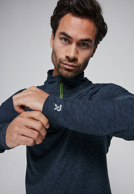 Men's sports shirt long sleeve - sustainable