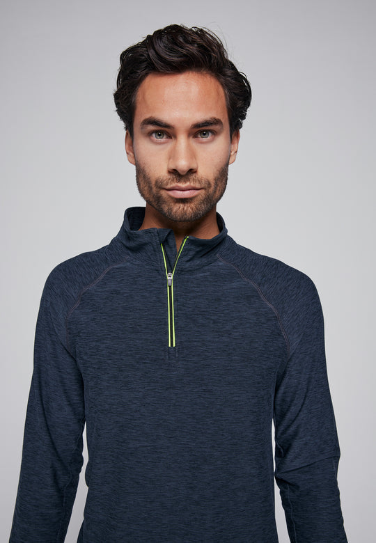 Men's sports shirt long sleeve - sustainable