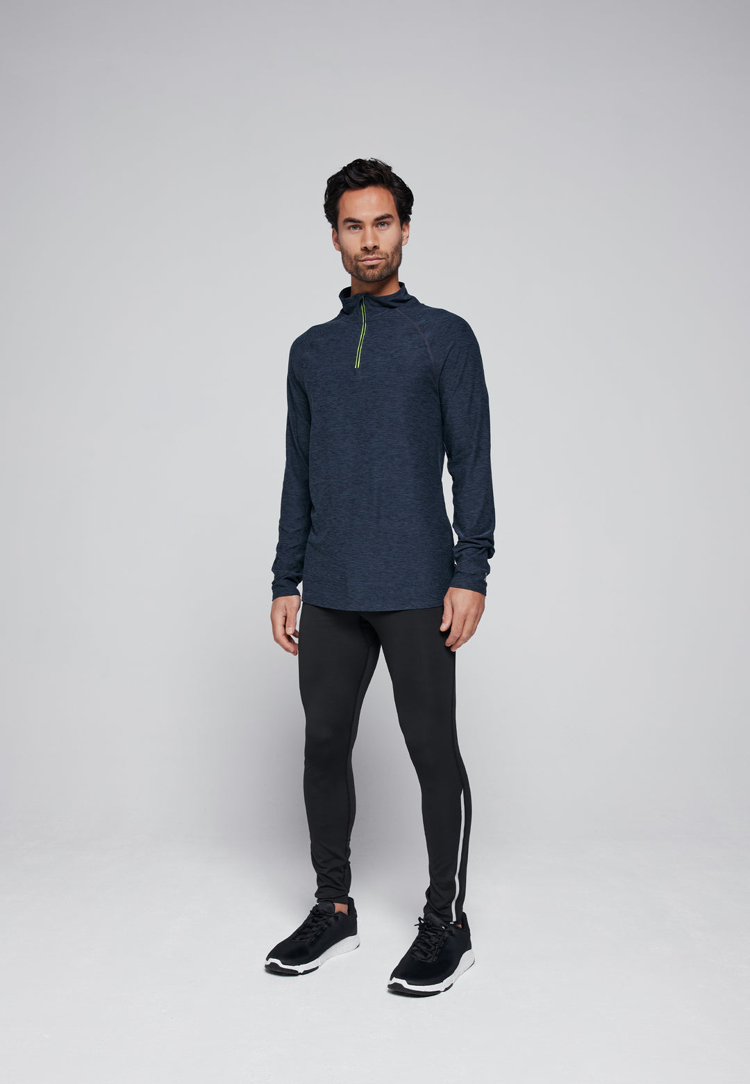 Men's sports shirt long sleeve - sustainable