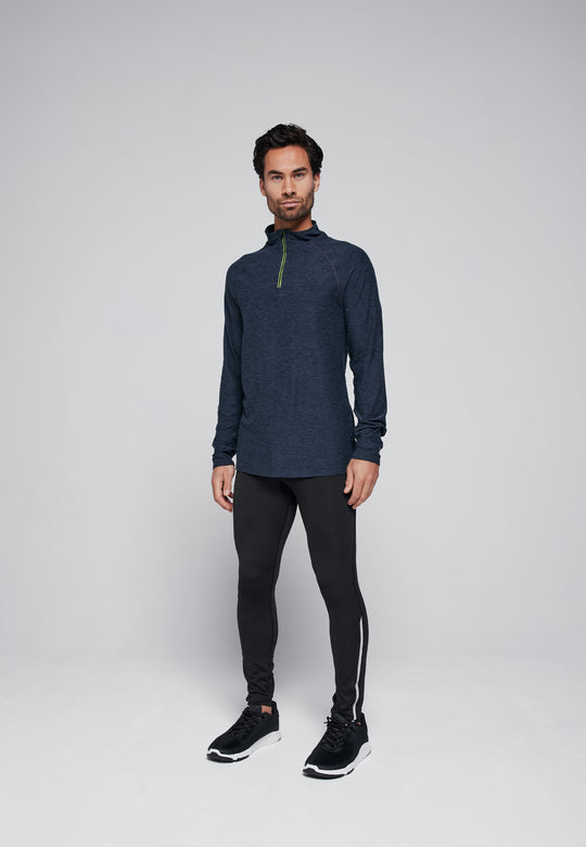 Men's sports shirt long sleeve - sustainable