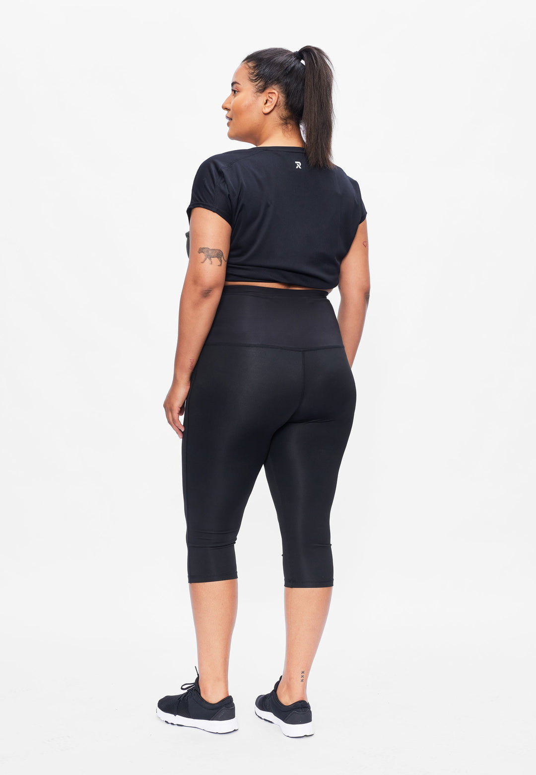 Perfect Yara - 3/4 shaping tight - Sustainable Plus size Black