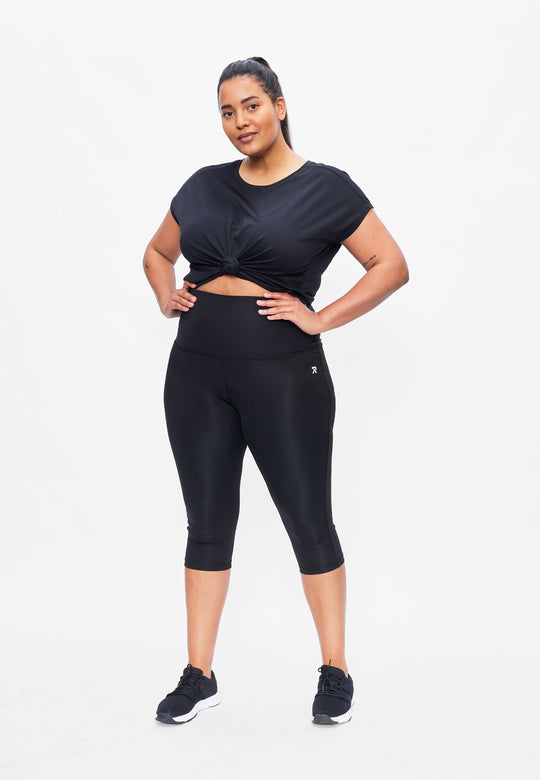 Perfect Yara - 3/4 shaping tight - Sustainable Plus size Black