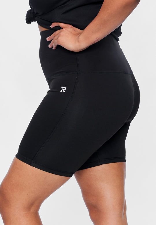 Perfect Bobby - Shaping biker short - Sustainable Plus size Black