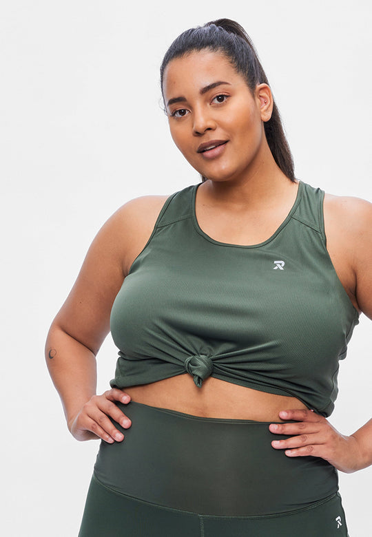 Perfect Lizzy - Sports top - Sustainable Plus size Green