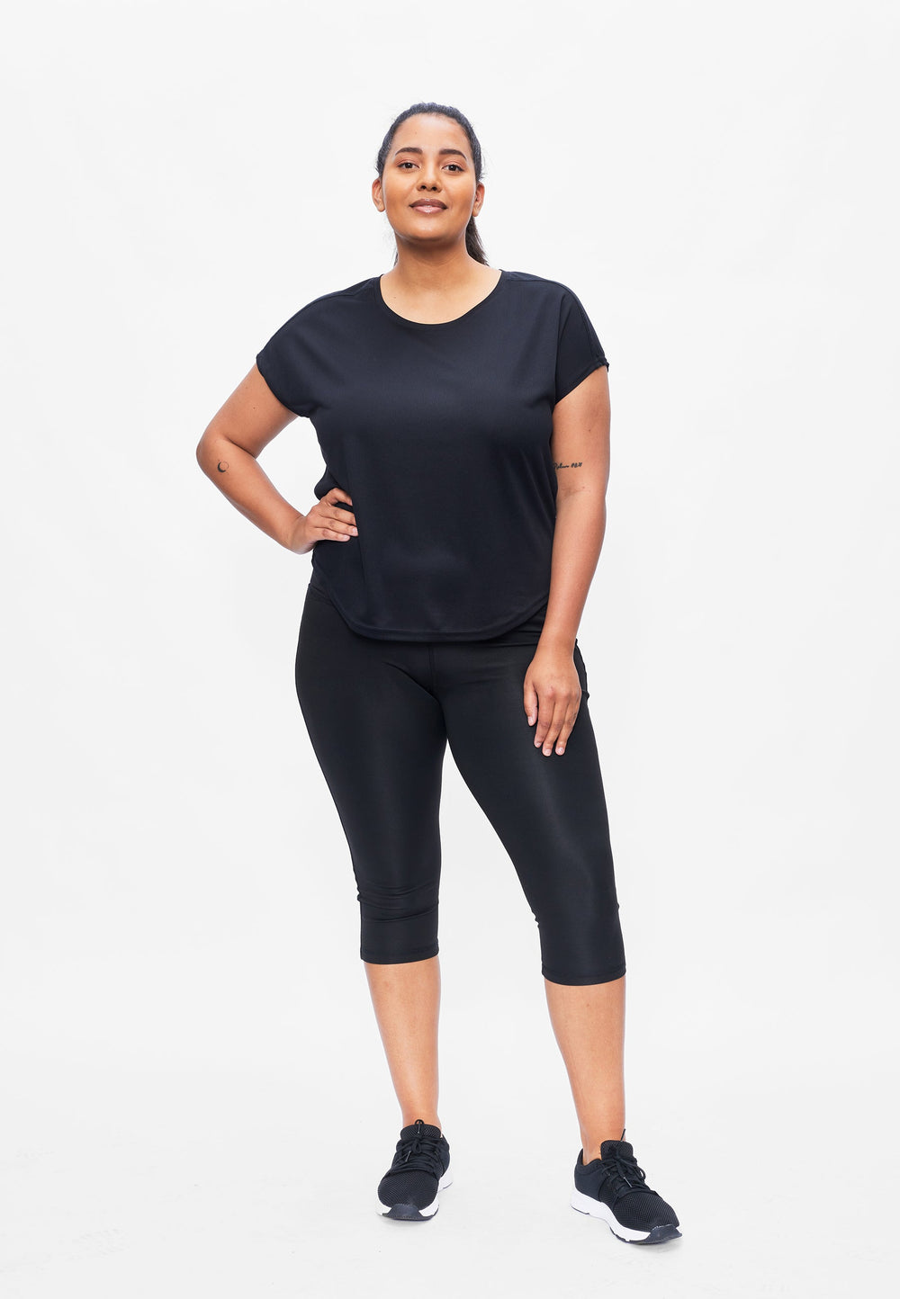 Perfect Pat - Sports shirt - Sustainable Plus size Black