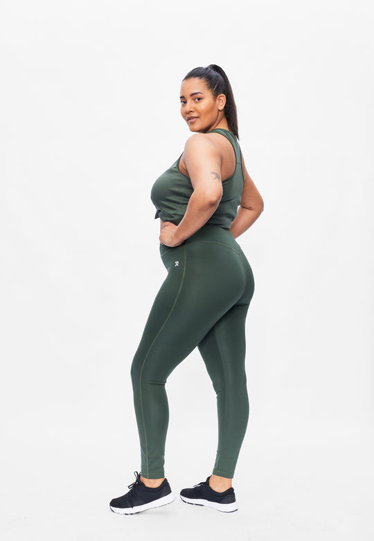 Perfect Romy - Sports legging - Sustainable Plus size Green
