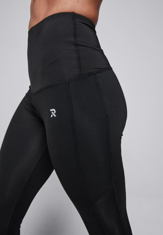 Perfect Yara - 3/4 shaping tight mesh - Sustainable Black