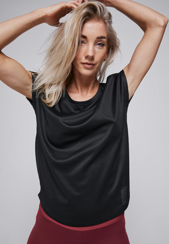 Perfect Pat - Sports shirt - Sustainable Black