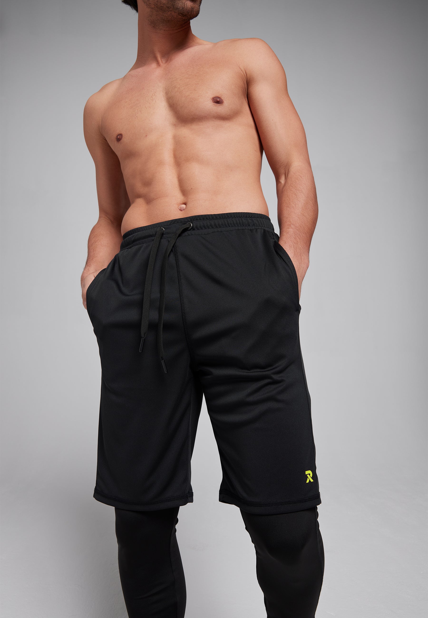 Long sports shorts best sale