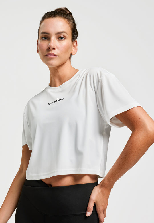 Sublime Nova - Cropped Sports shirt - Sustainable White