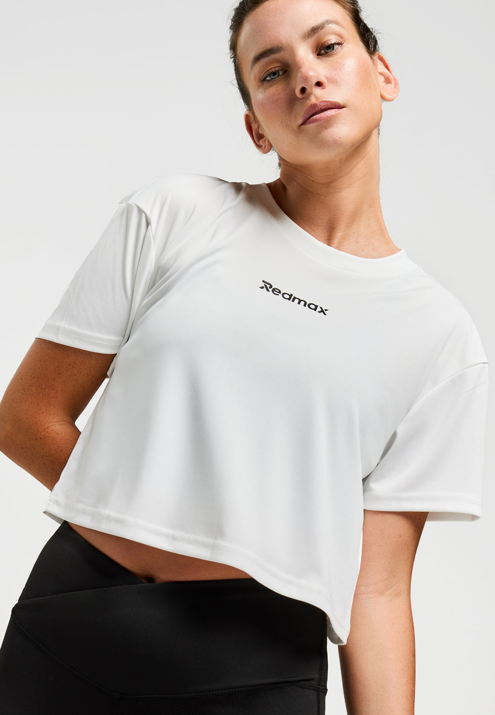 Sublime Nova - Cropped Sports shirt - Sustainable White